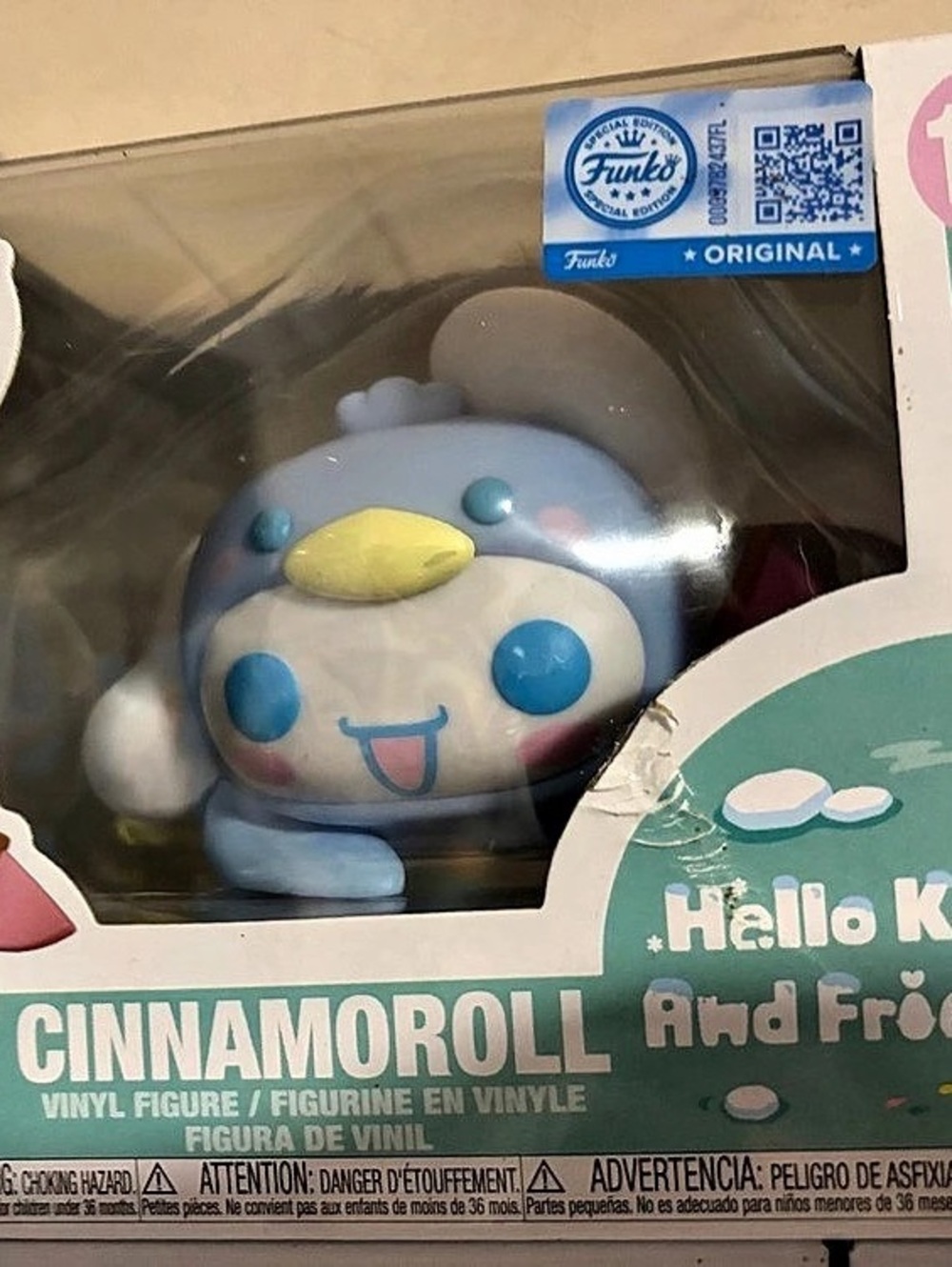 Funko Pop! Hello Kitty and Friends Cinnamonroll #127 Vinyl Figure Blue & White